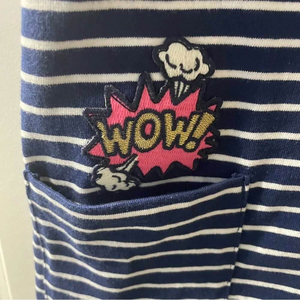 Carter's Navy and White Striped Kids Dress